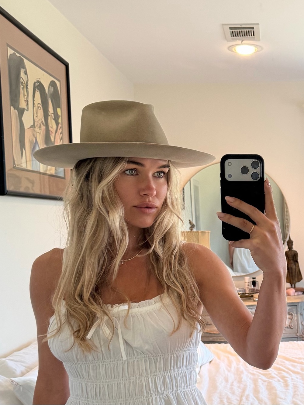 Burns 1876 Custom Felt & Leather Cowboy Hat - Women’s